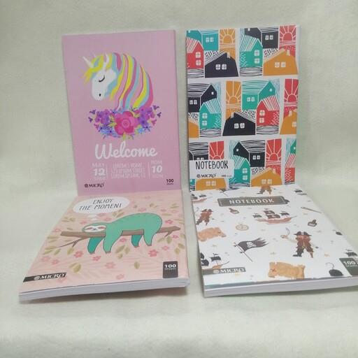 دفتر 100 برگ میکرو